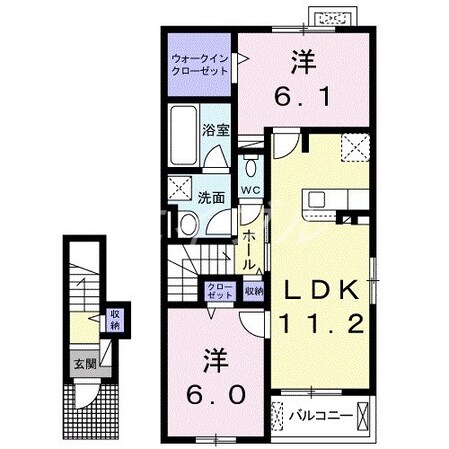 スノーの物件間取画像